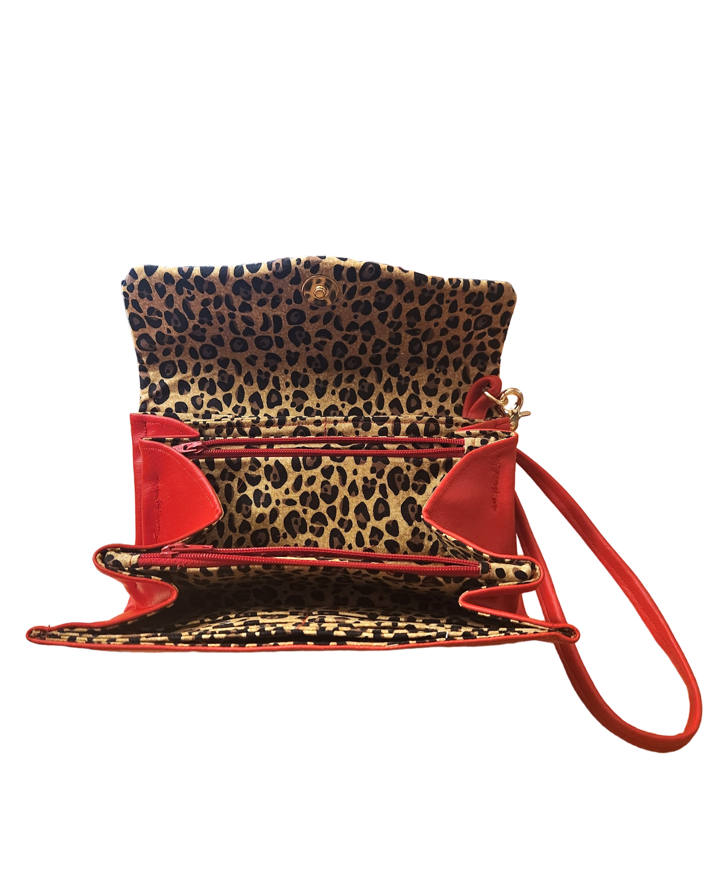 Red Leopard NCW Wallet