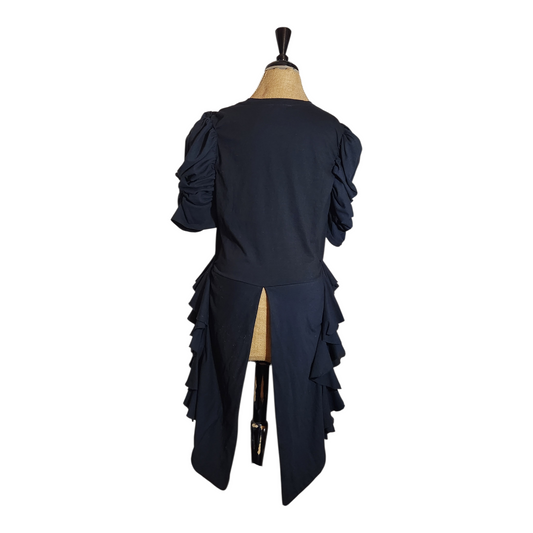 "TRY AGAIN" Tuxedo Blouse