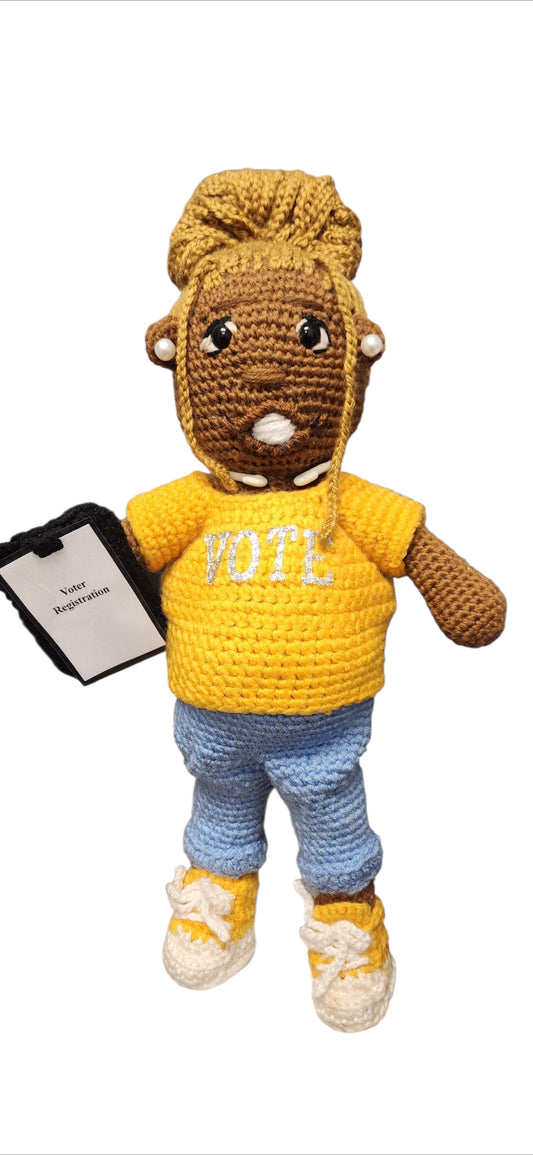 "VOTER GIRL" Doll