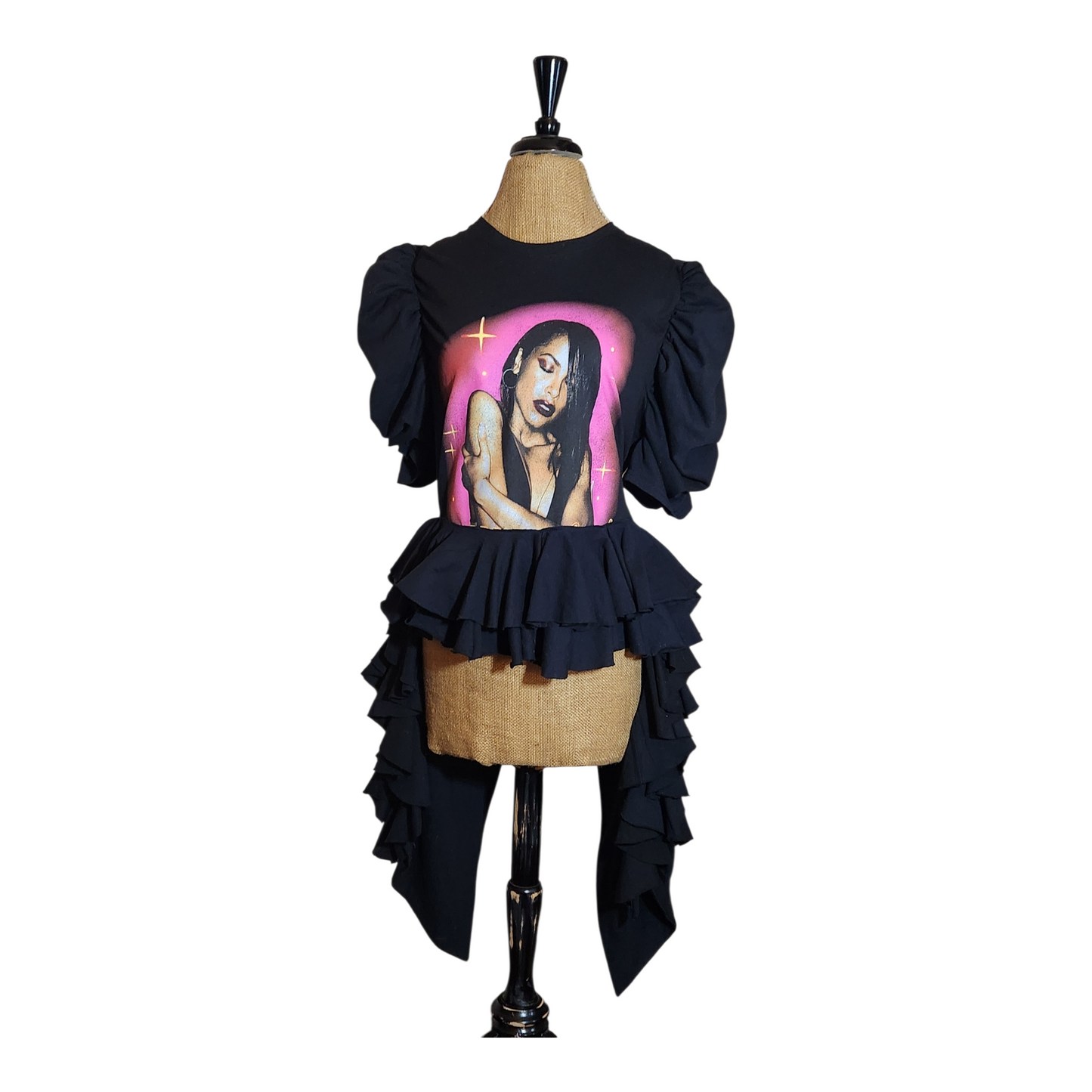 "TRY AGAIN" Tuxedo Blouse