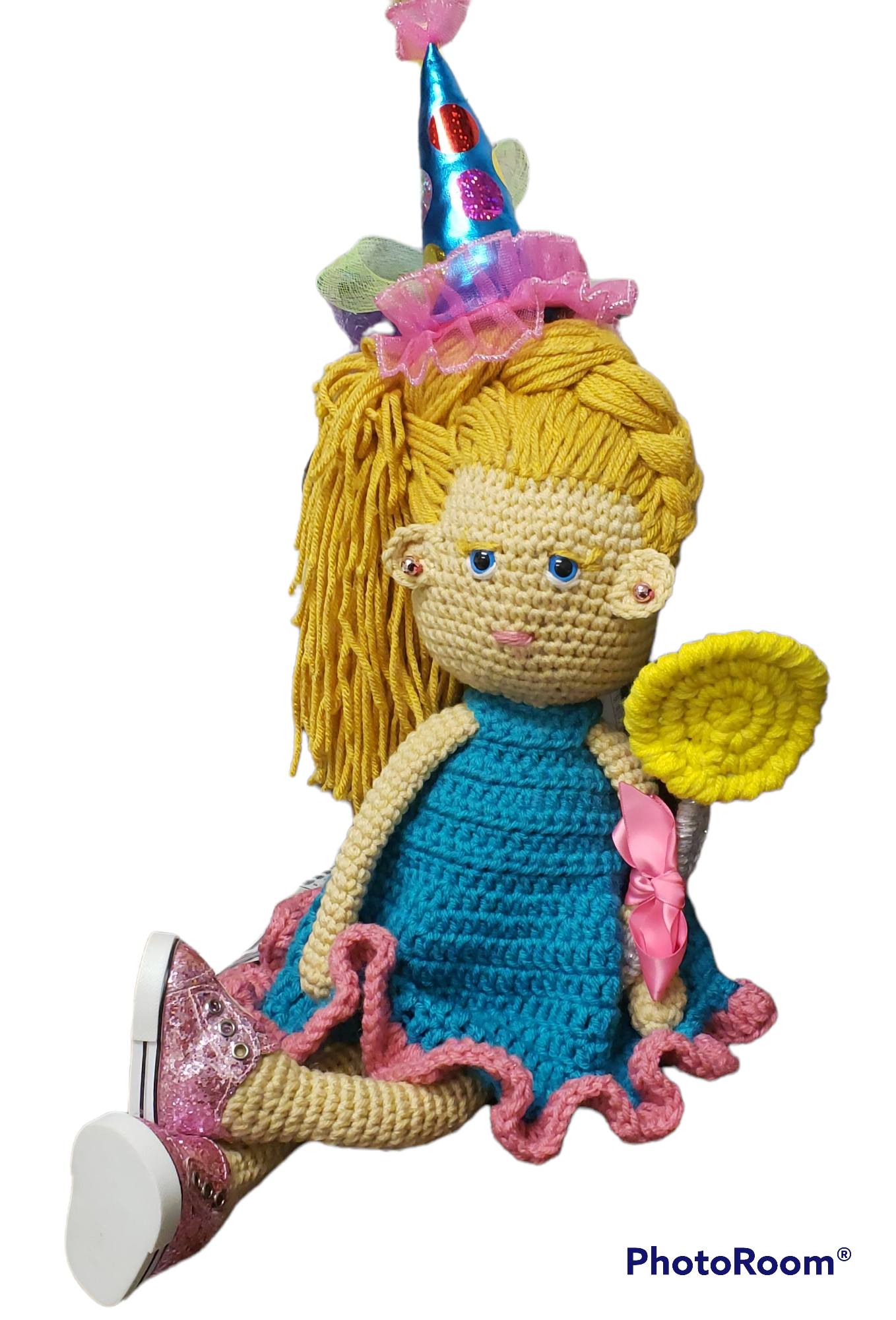 Party Girl Crochet Doll