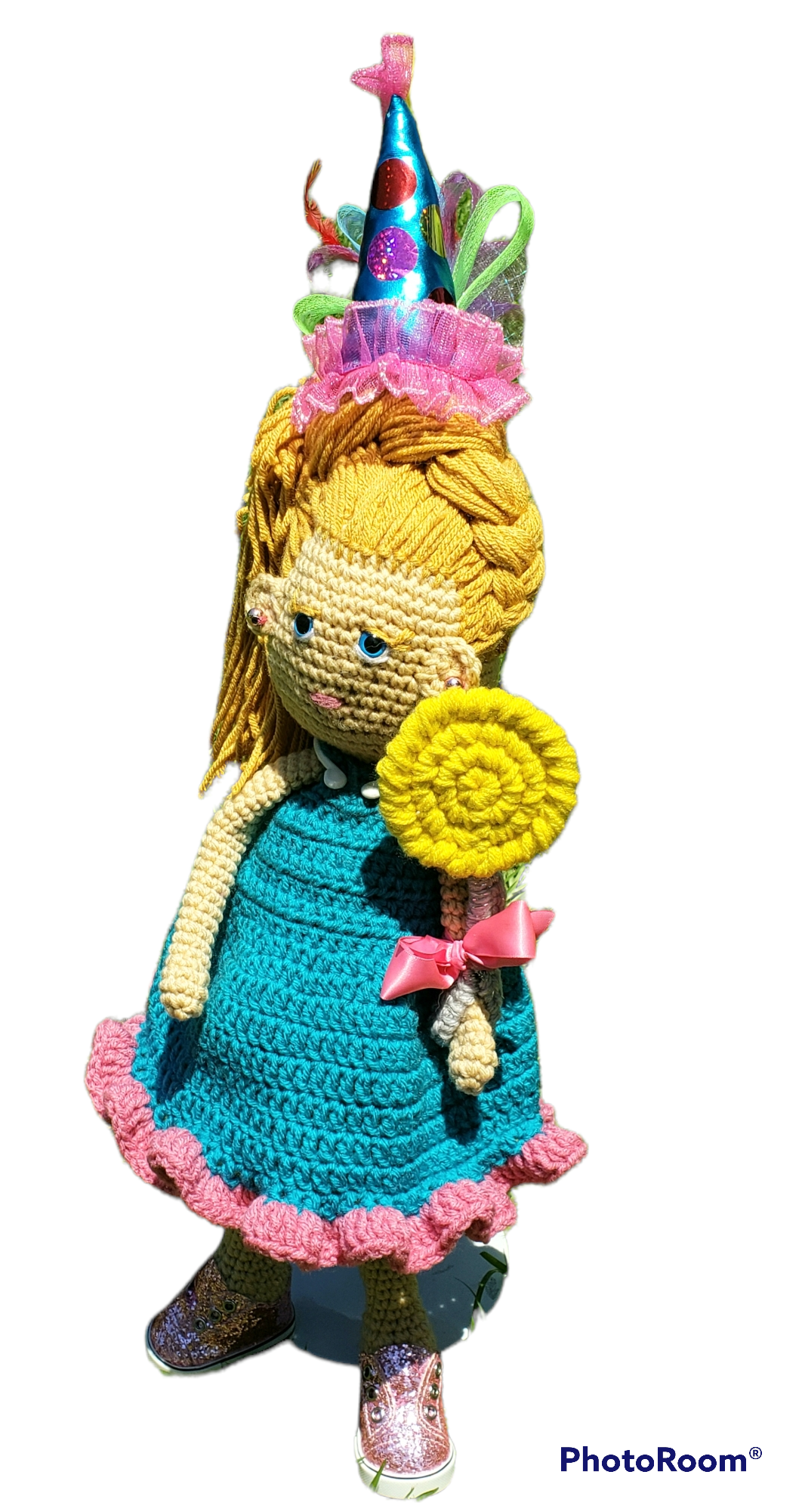 Party Girl Crochet Doll