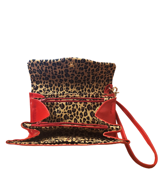 Red Leopard NCW Wallet