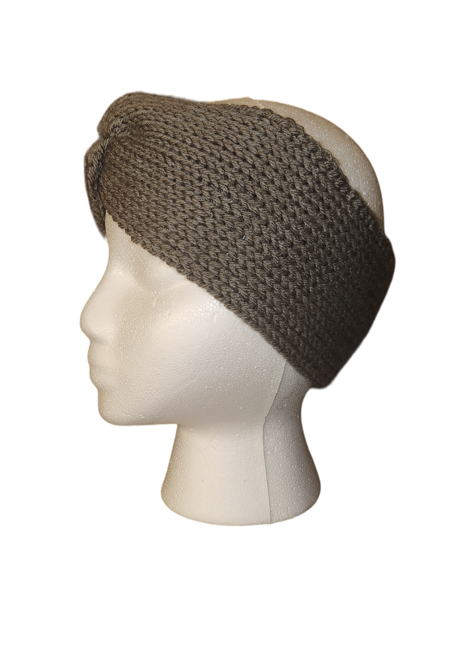 Gray Steal Headband