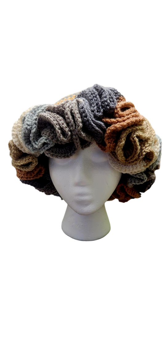 Stormy Weather Ruffle Hat