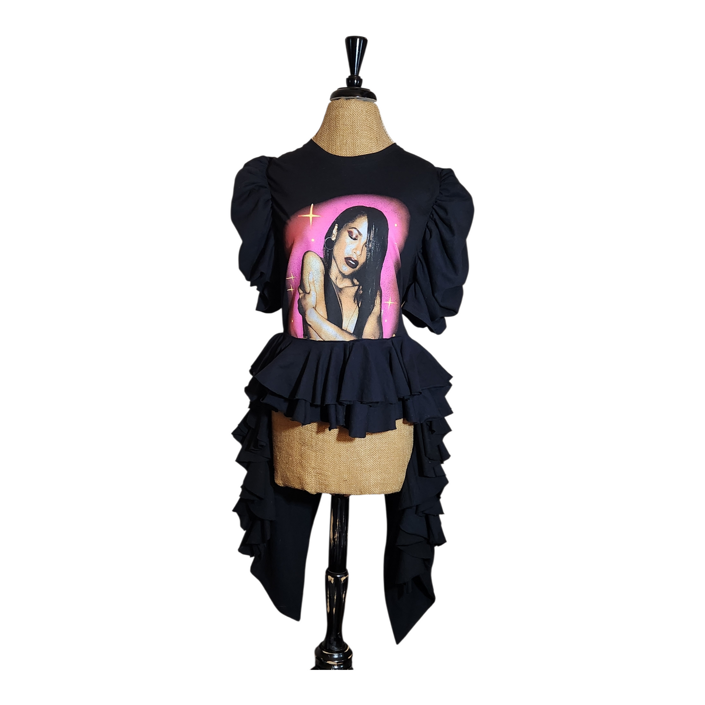 "TRY AGAIN" Tuxedo Blouse