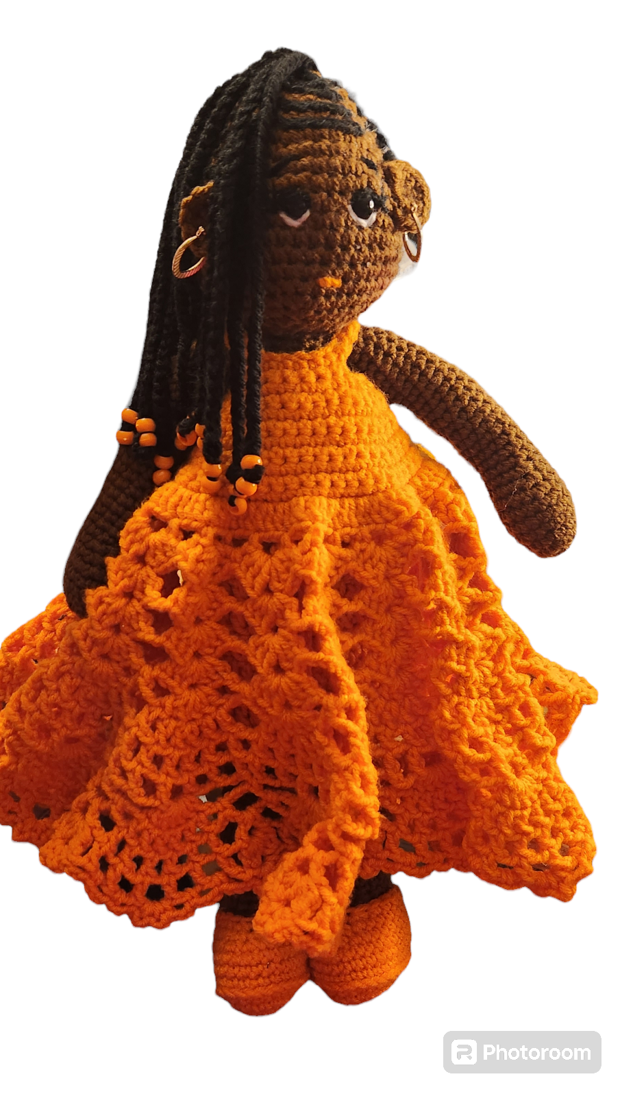 Orange Delight Crochet Doll