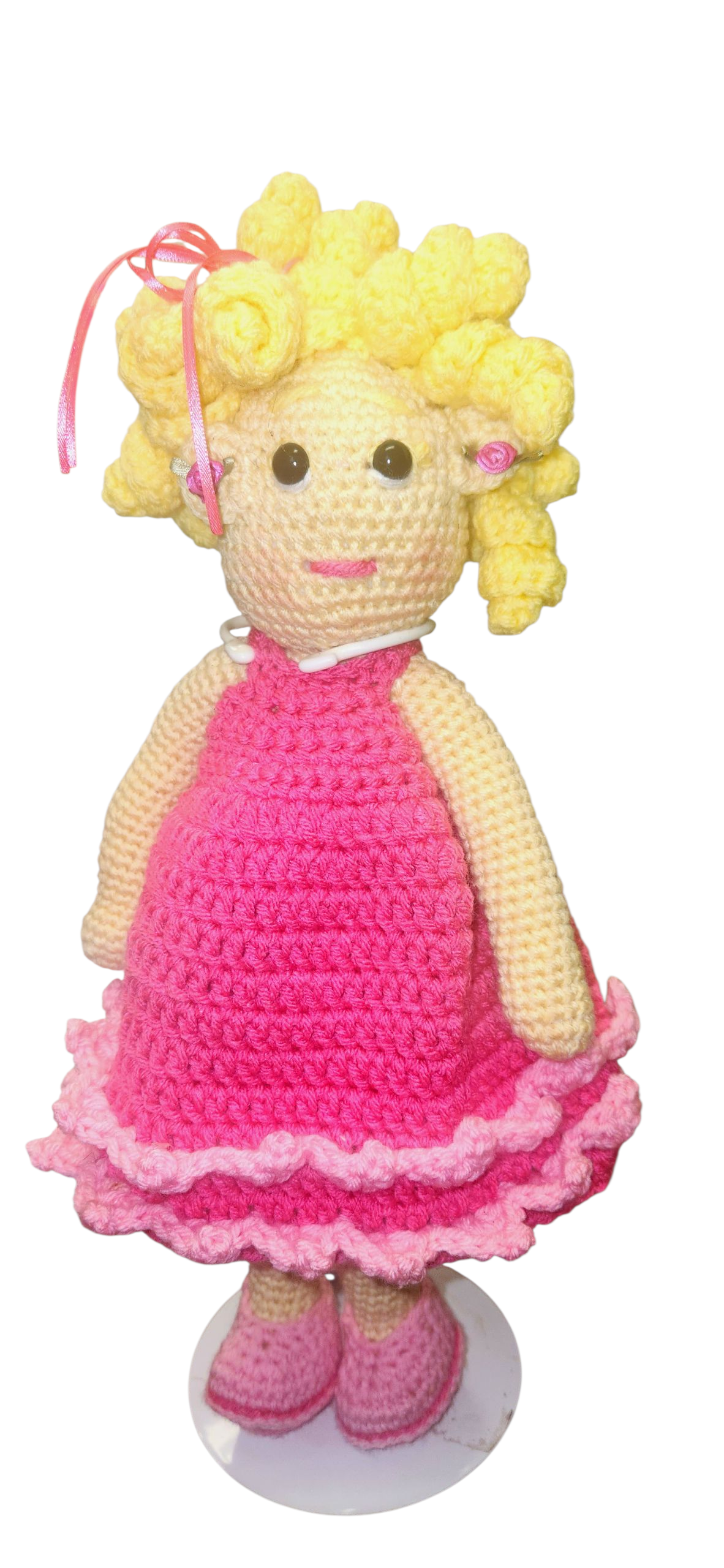 "Hot Pink Two Tier Ruffle" Doll